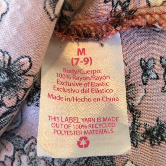 NO BOUNDARIES RUCHED & GATHERED SHORT SLEEVE CROP TOP • FLORAL PATTERN • sz M - Picture 12 of 14